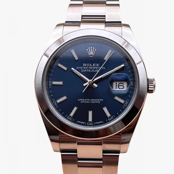 Rolex Datejust 41 Blue Dial - Ref.: 126300 - Box + Papers – Bild 6