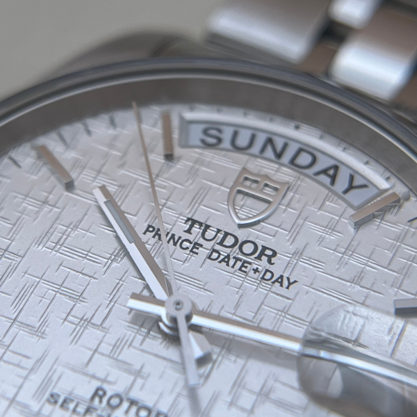 Tudor Prince Date Linen Dial - Ref.: 76200 - Box + Papers – Bild 2