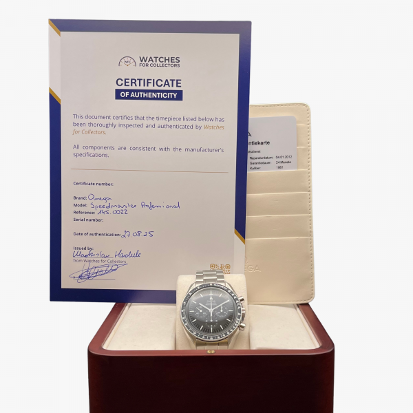 2025 Serviced - Omega Speedmaster Professional -145.0022- Service warranty card – Bild 8